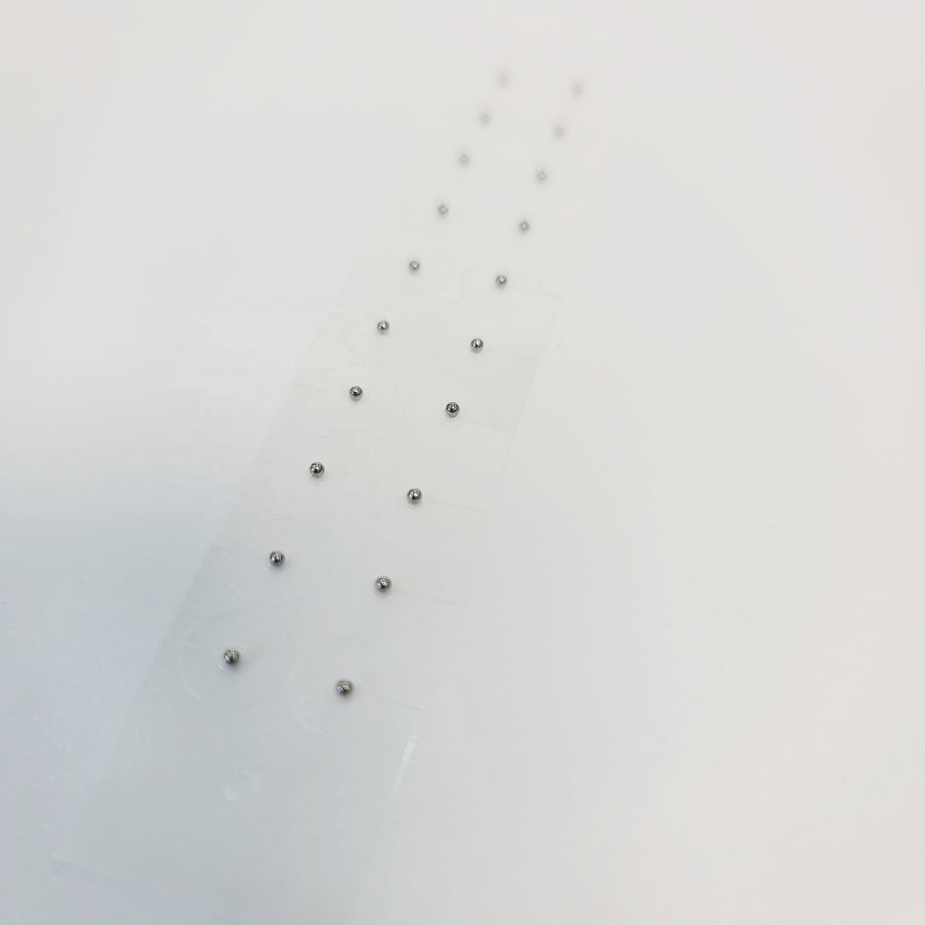 20 Silver Plated Ear Seeds – Elegant Wellness with Intention