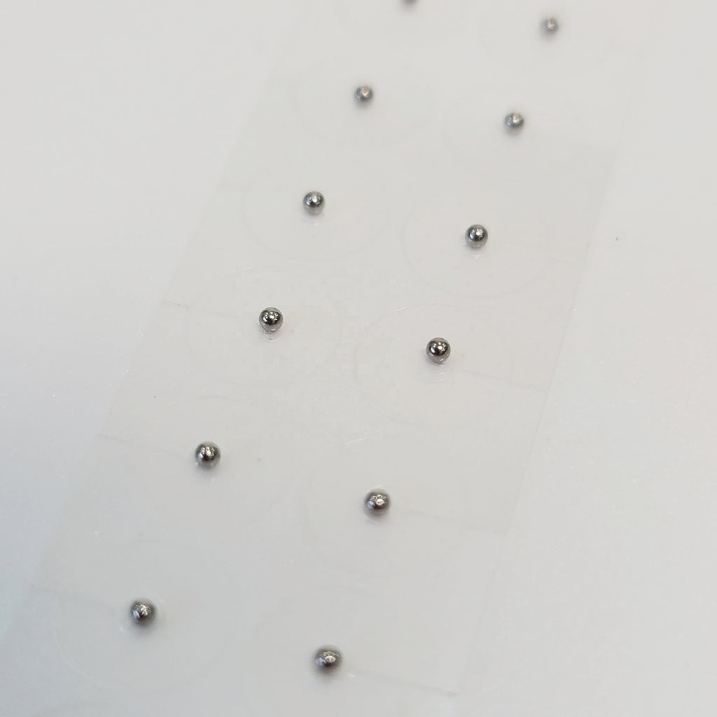 20 Silver Plated Ear Seeds – Elegant Wellness with Intention
