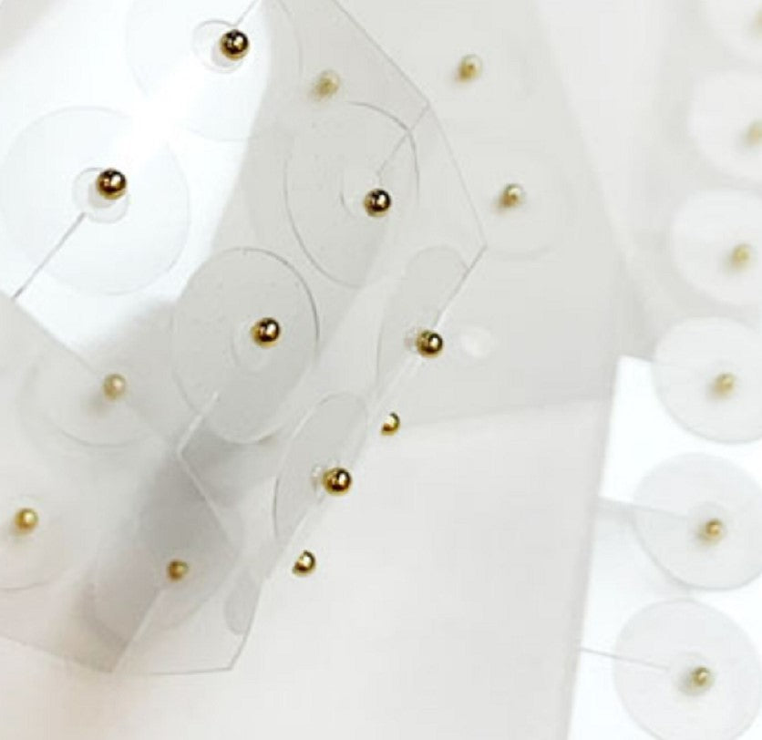 20 pcs. 24K Gold Plated Ear Seeds