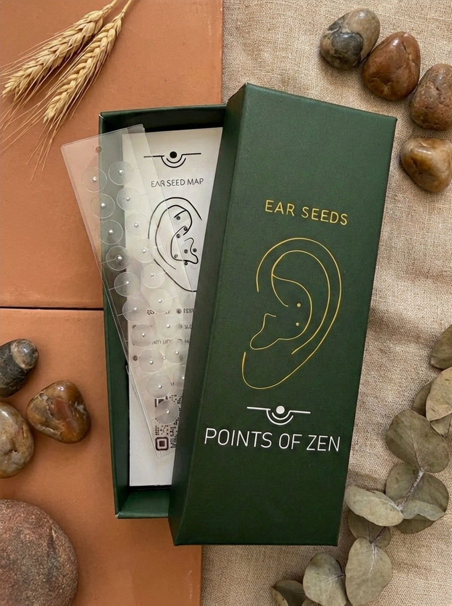 20 Silver Plated Ear Seeds – Elegant Wellness with Intention